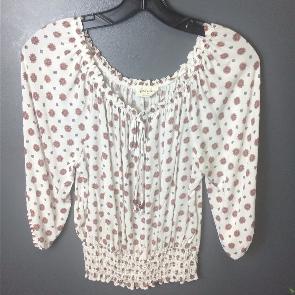 Off shoulder, Gathered Bottom Top